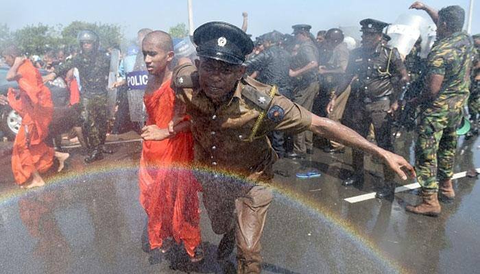 Hundreds protest as Sri Lanka launches Chinese industrial zone