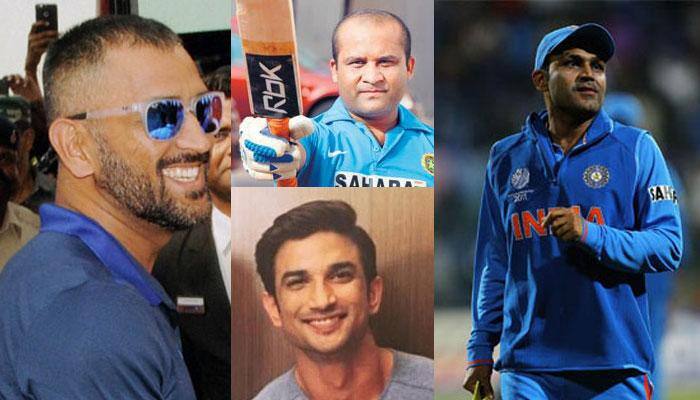 International news website commits faux pas by mistaking Sushant as Dhoni; gets trolled by Sehwag