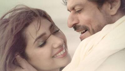 Shah Rukh Khan and Mahira Khan look like a dream in red! ‘Udi Udi Jaye’ stills out!