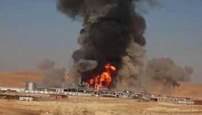 Islamic State posts snaps of major Syria gas factory being blown up