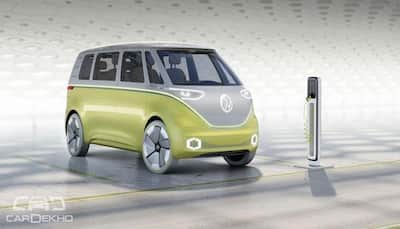 Volkswagen showcases all-electric microbus 'ID Buzz Concept'
