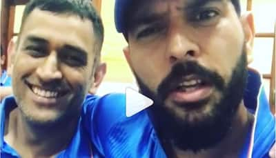 WATCH: Yuvraj Singh – MS Dhoni bromance at its absolute best!