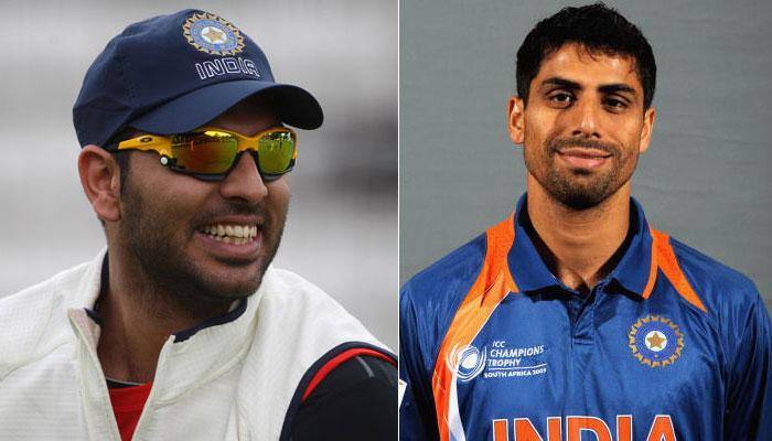 HILARIOUS: Yuvraj Singh found this joke on his and Ashish Nehra&#039;s comeback funny