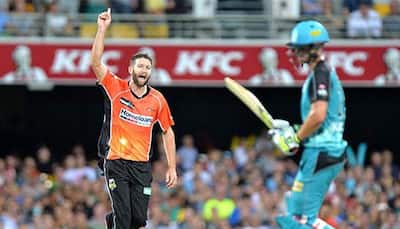 WATCH: Andrew Tye takes only the second ever hat-trick in BBL