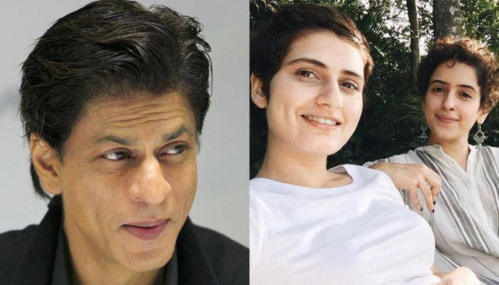 Aamir Khan’s ‘Dangal’ girls Sanya Malhotra, Fatima Sana Shaikh ‘wrestle’ for Shah Rukh Khan on Twitter – Cute!!!