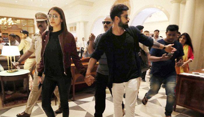 Virat Kohli, Anushka Sharma visit bungalow sparking 'move in' rumours