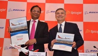 SpiceJet inks deal with Boeing for 205 aircrafts worth Rs 1.5 lakh crore