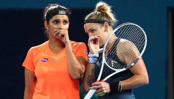 Australian Open: Sania Mirza advances into 3rd round in women&#039;s doubles, Rohan Bopanna knocked out 