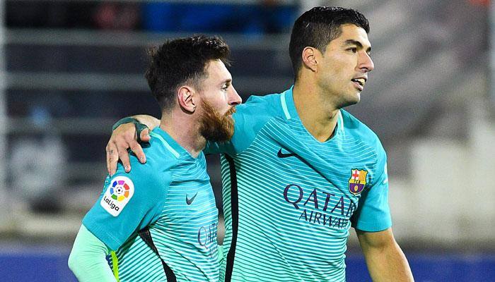 La Liga: Lionel Messi, Luis Suarez help Barcelona to down Eibar, Sevilla stage fightback