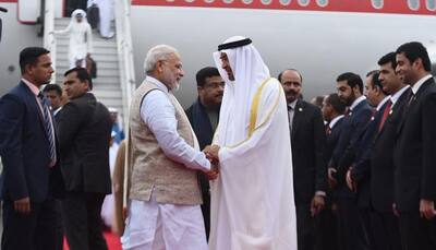 PM Modi receives UAE Crown Prince at airport, says both countries share 'strong bonds of friendship' 
