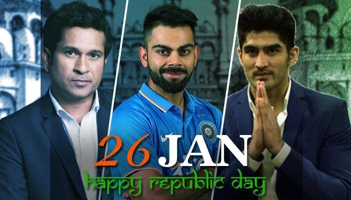 Republic Day: Sachin Tendulkar, Virat Kohli, other sportspersons wish countrymen on 68th Republic Day