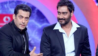 'Sultan' Salman Khan meets Ajay Devgn on 'Baadshaho' sets! Pic proof