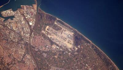 Barcelona airport looks remarkable from International Space Station!