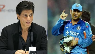 Fan asks Shah Rukh Khan to describe MS Dhoni in one word! Here's SRK's brilliant answer