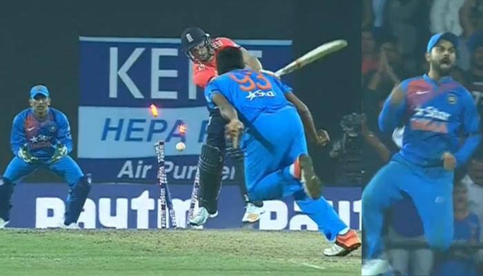 WATCH: Jasprit Bumrah's two terrific overs which won India the 2nd T20I against England