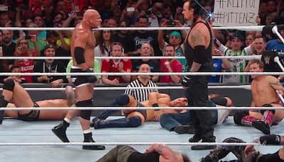 WATCH: Down with a spear, Undertaker recovers to eliminate Goldberg in Royal Rumble