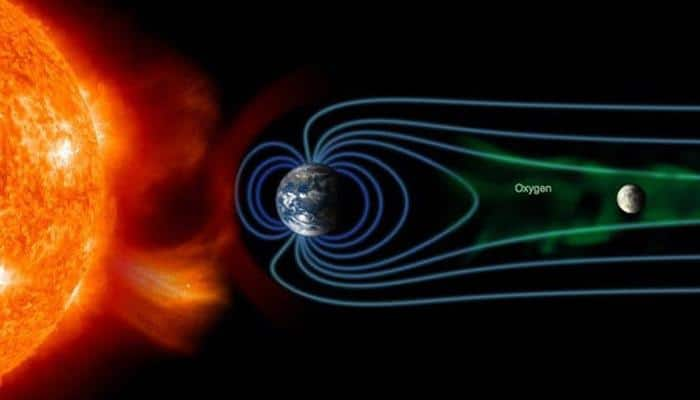 Earth may be sending oxygen to the Moon