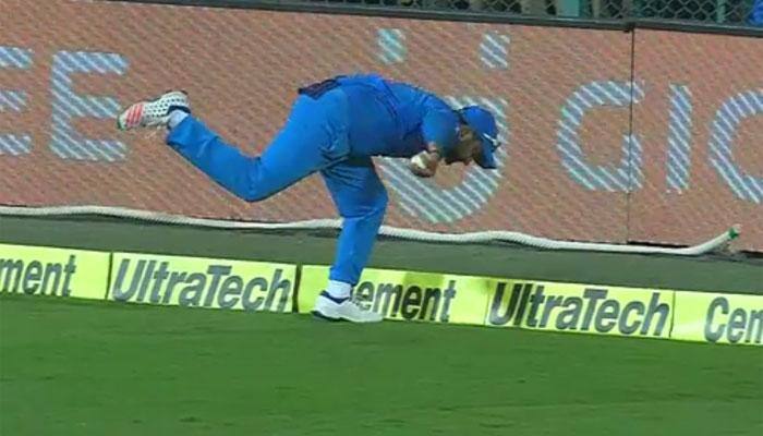 WATCH: Suresh Raina&#039;s breathtaking catch to dismiss Ben Stokes