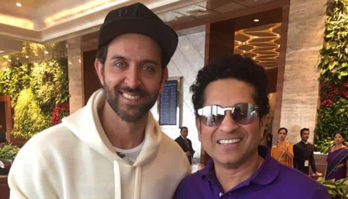 'Kaabil' Hrithik Roshan meets Master Blaster Sachin Tendulkar