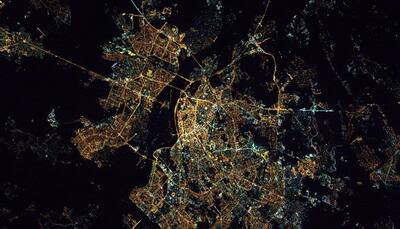 ISS astronaut Thomas Pesquet spots lit-up view of Ukraine's Kiev while gliding north!