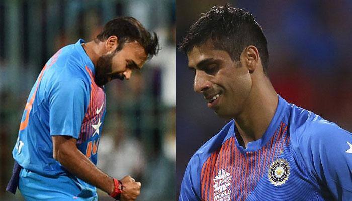 Commentators can&#039;t stop laughing after fielding goof-up between Mishra, Nehra – WATCH