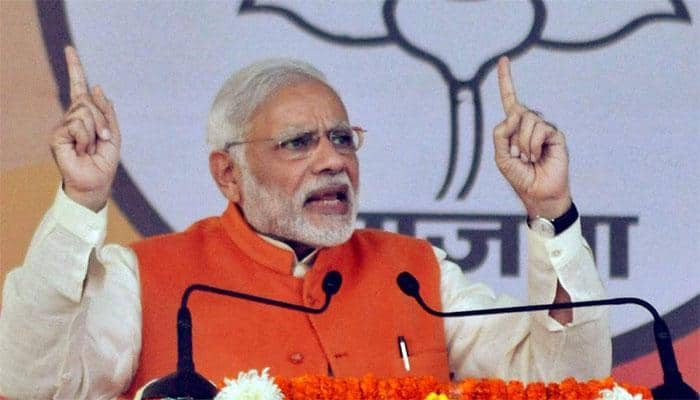 Throw out &#039;SCAM&#039; from UP and vote for BJP: PM Narendra Modi in Meerut