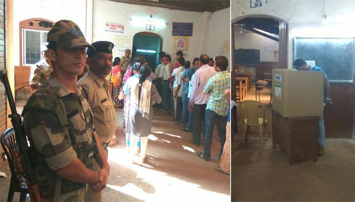Goa: Re-polling underway at polling booth no. 8 in Margao constituency