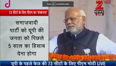 Narendra Modi addresses rally in Ghaziabad, questions Akhilesh Yadav over women's safety in UP