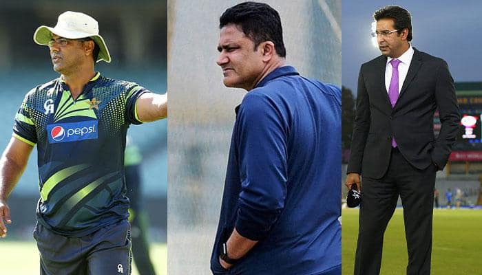 Waqar Younis hits out at &#039;ageing&#039; Wasim Akram after revelation of failed ploy against Anil Kumble&#039;s &#039;perfect 10&#039;