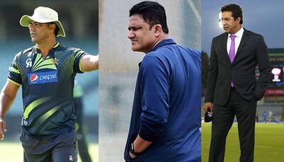 Waqar Younis hits out at 'ageing' Wasim Akram after revelation of failed ploy against Anil Kumble's 'perfect 10'