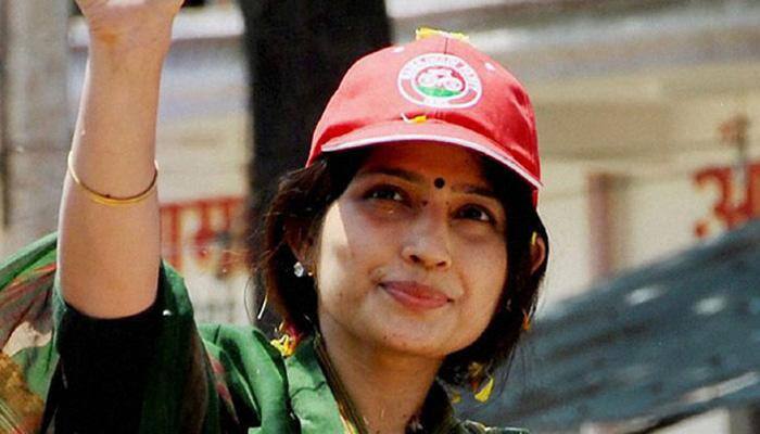 UP polls: No confusion no mistake, only cycle only Akhilesh, Dimple Yadav tells voters