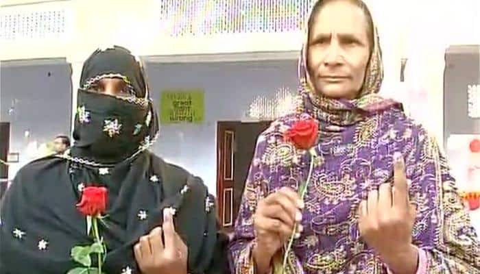 UP election: Red roses for women casting vote in Baraut