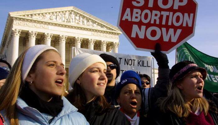 Abortion protests on both sides erupt across US