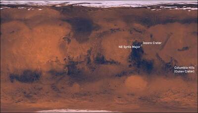 Three potential landing sites shortlisted for NASA's Mars 2020 mission!