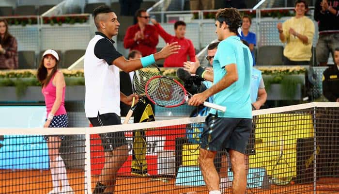 Roger Federer stole SABR shot from me, jokes Nick Kyrgios