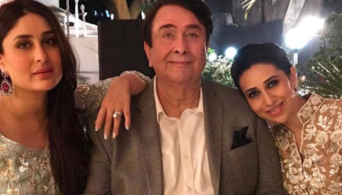 Kareena Kapoor Khan, Saif Ali Khan and Karisma Kapoor glitter in gold at Randhir Kapoor's 70th birthday bash! 