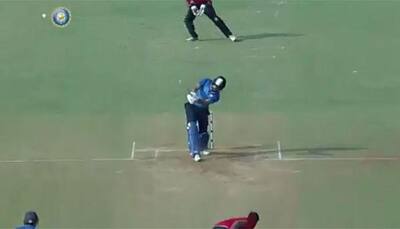 WATCH: Yuvraj Singh sets Syed Mushtaq Ali Trophy on fire with three consecutive sixes against Central Zone