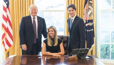 Ivanka Trump looks completely smitten with Canadian PM Justin Trudeau in these VIRAL photos – Check them out
