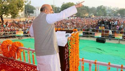 This UP election is to end dynastic, caste-based politics, says Amit Shah in Amethi