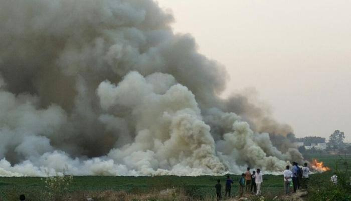 Bengaluru's Bellandur lake catches fire, toxic smoke chokes city