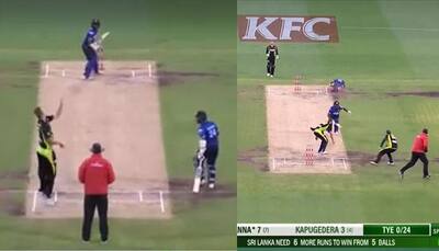 Watch: Scoop Six and last ball finish - How Sri Lanka edged Australia in a nail-biter!