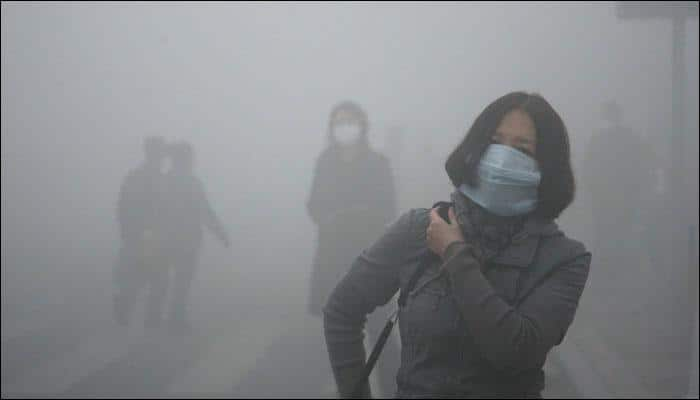 Air quality inspectors investigate air quality in China 