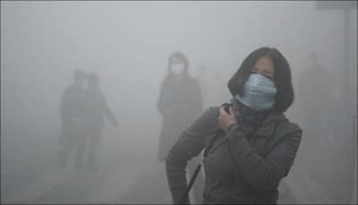 Air quality inspectors investigate air quality in China 