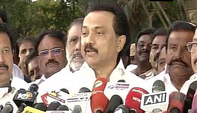 FIR filed against DMK leader Stalin for protest against trust vote at Chennai's Marina Beach 