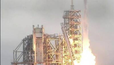 SpaceX blasts off Falcon 9 rocket from NASA launchpad