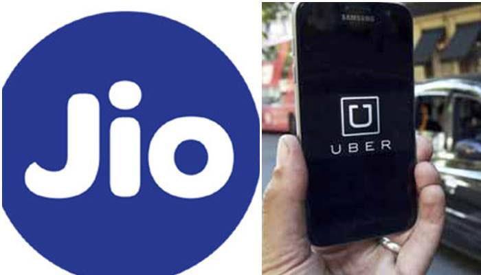 Now hail Uber ride through Reliance Jio Infocomm&#039;s Jio Money