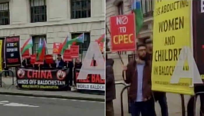 Baloch, Sindhi activists protest against CPEC, China, Pakistan outside Chinese Embassy