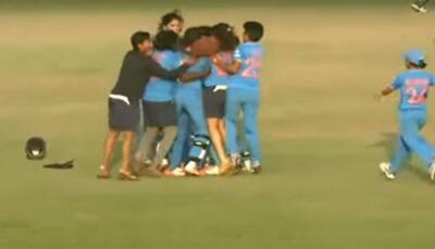 WATCH: How Harmanpreet Kaur scripted India's victory in thrilling last-over finish against South Africa