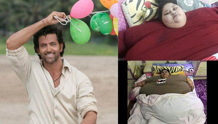 Hrithik Roshan would love to dance with the world&#039;s heaviest woman Eman Ahmed!