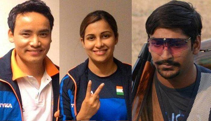 ISSF World Cup: Ankur Mittal bags men&#039;s double trap silver, Heena Sidhu-Jitu Rai clinch gold in mixed event